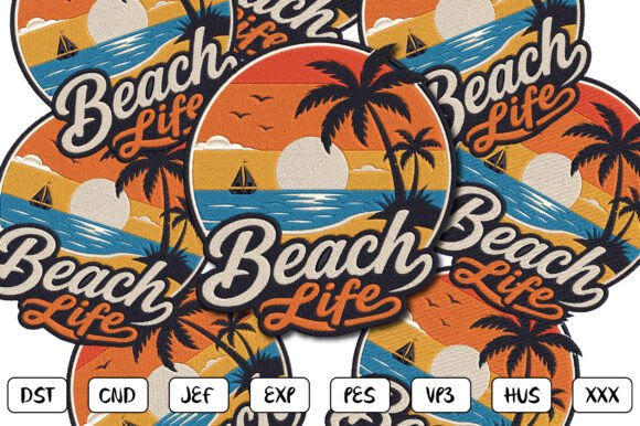 Beach Life Embroidery Design Review for Sellers