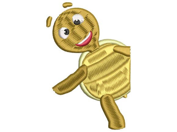 Cute Smiling Turtle Embroidery Review