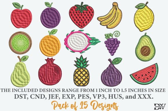 Fruits Embroidery Design: A Seller's Review
